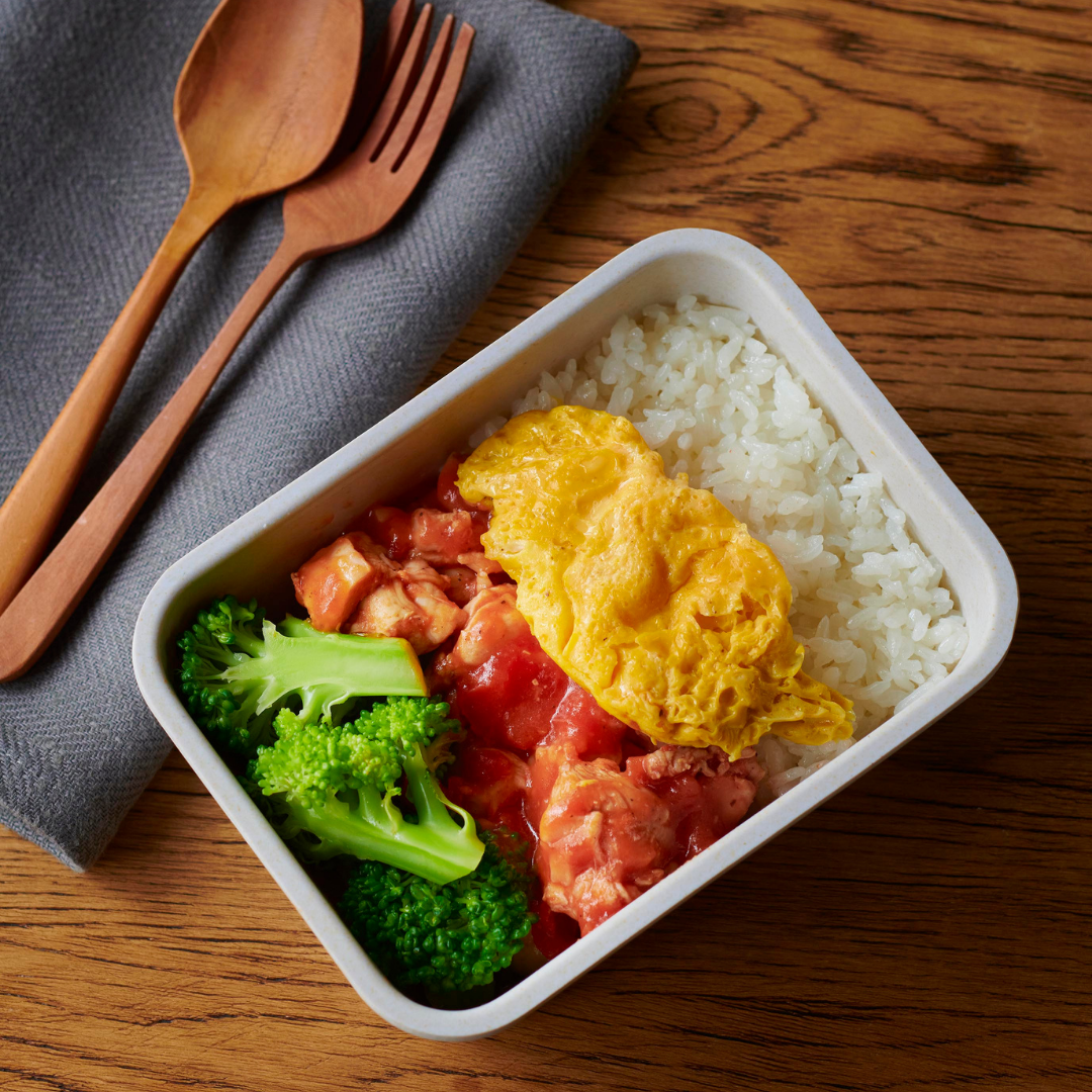 鶏もも肉のトマト蒸し弁当(フードスチーマー/フードスチーマープラス)
