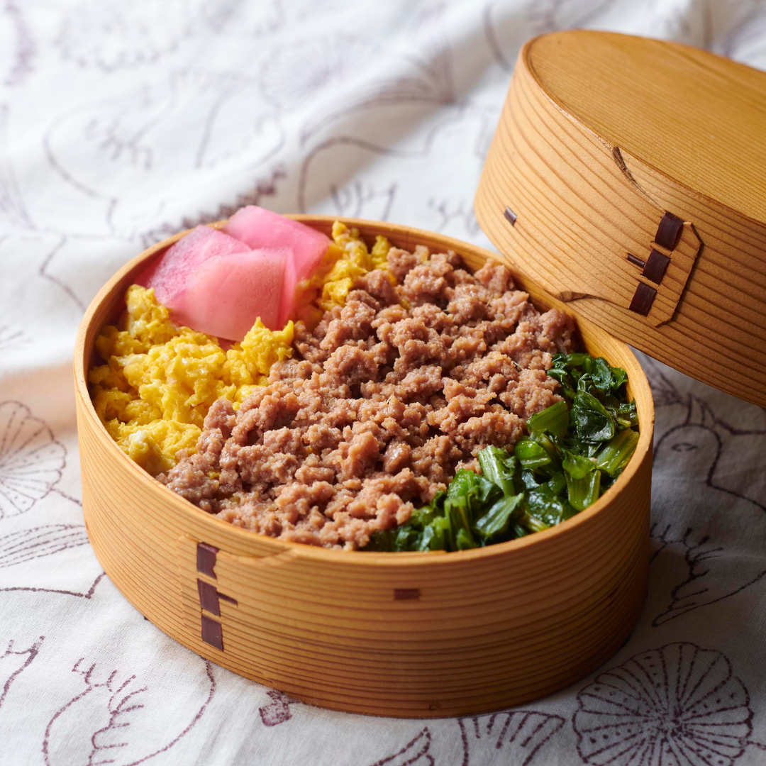 三色そぼろ弁当(フードスチーマー/フードスチーマープラス)