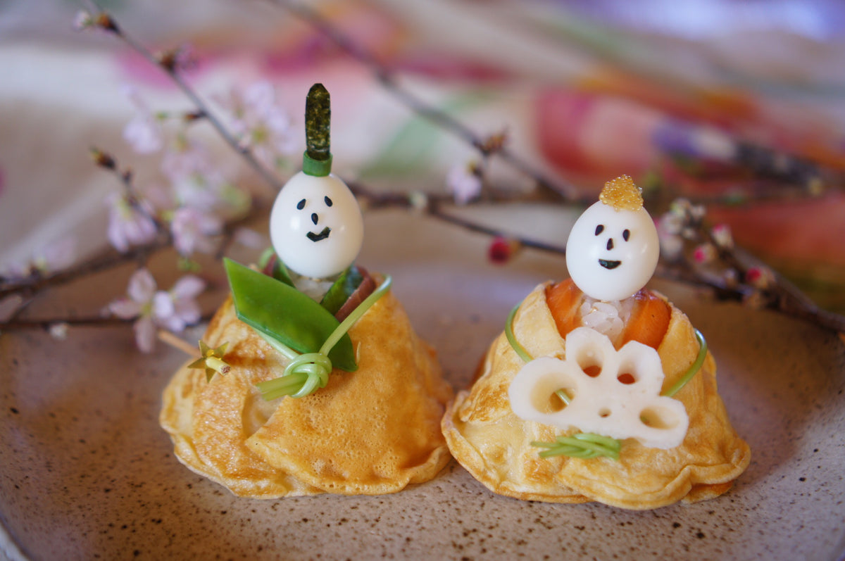 お雛寿司(ワッフル&ホットサンドベーカー+パンケーキプレート)