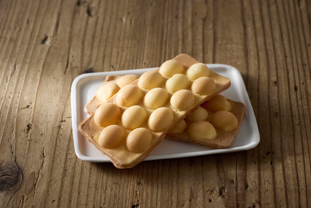 基本のエッグワッフルのつくり方(エッグワッフル&ホットサンドベーカー)