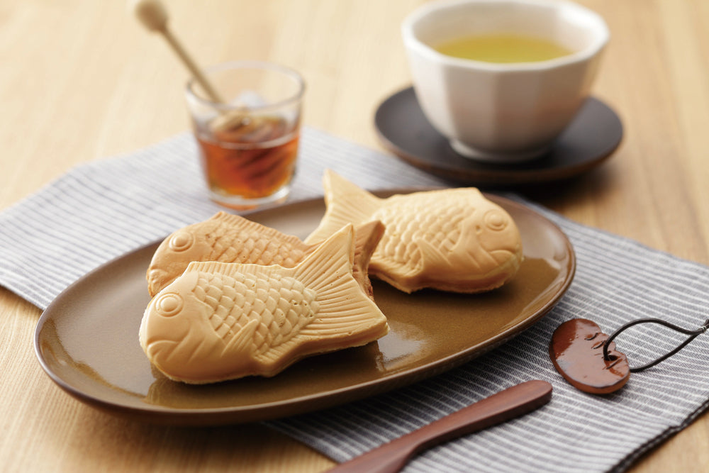 たい焼き 基本サイズ ウォルナット Toffy ハーフホットサンドメーカー＜プレート交換式＞ 専用たい焼き