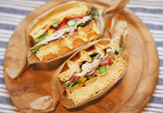 全粒粉入りワッフルのつくり方(ワッフル&ホットサンドベーカー+ワッフルプレート)