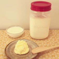 ヨーグルトメーカー活用術②サワークリーム、発酵バターの作り方