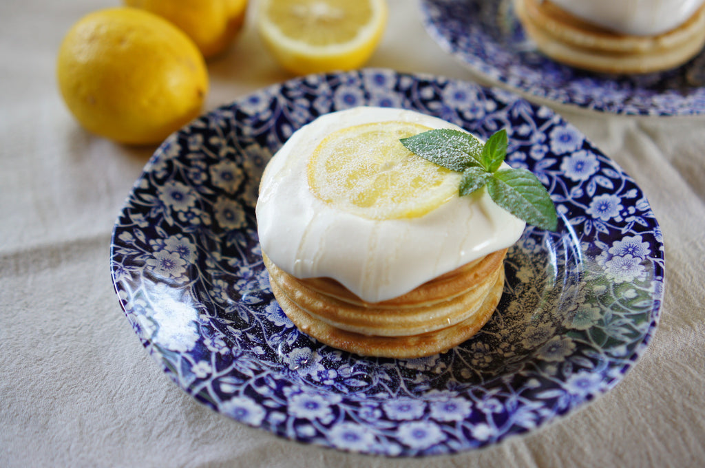 レモンヨーグルトパンケーキ（ワッフル＆ホットサンドベーカー+パンケーキプレート）